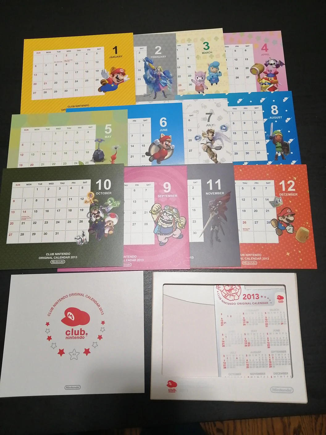 Club Nintendo Original Calendar 2013 - photo 2