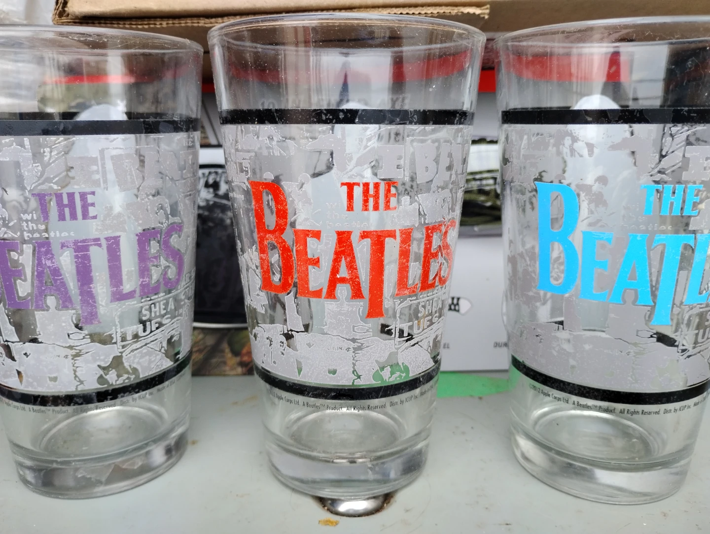 The Beatles Glasses Set
