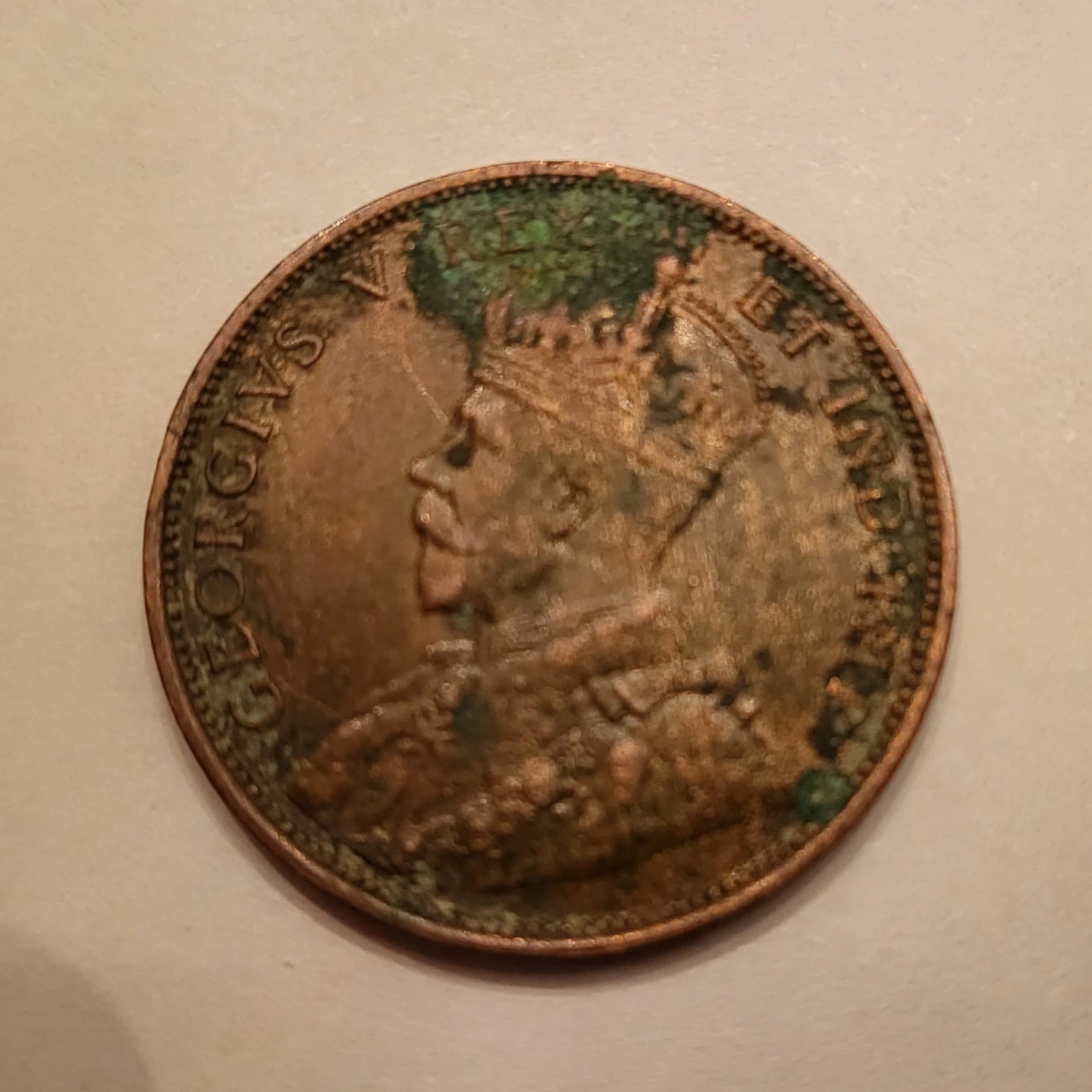 1911 Antique Canadian One Cent Coin - photo 2