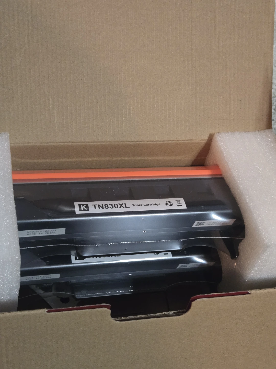 2x TN830XL Black Toner Cartridge Compatible Replacement - photo 4