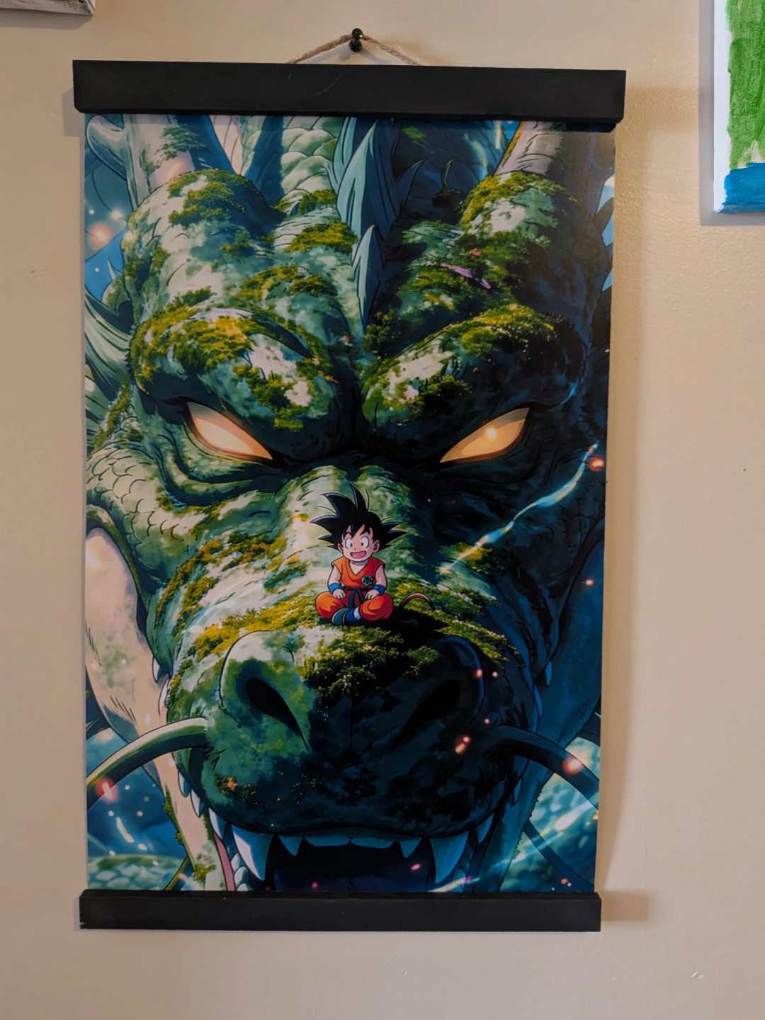 Dragon Ball Z Shenron and Goku Wall Scroll