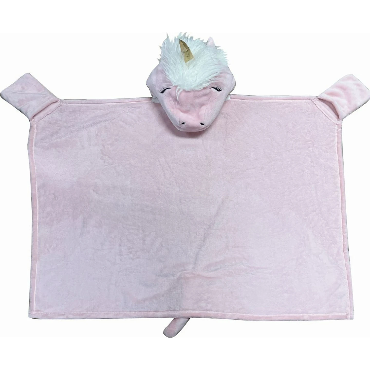 Pink Unicorn Hooded Blanket for Kids - photo 4