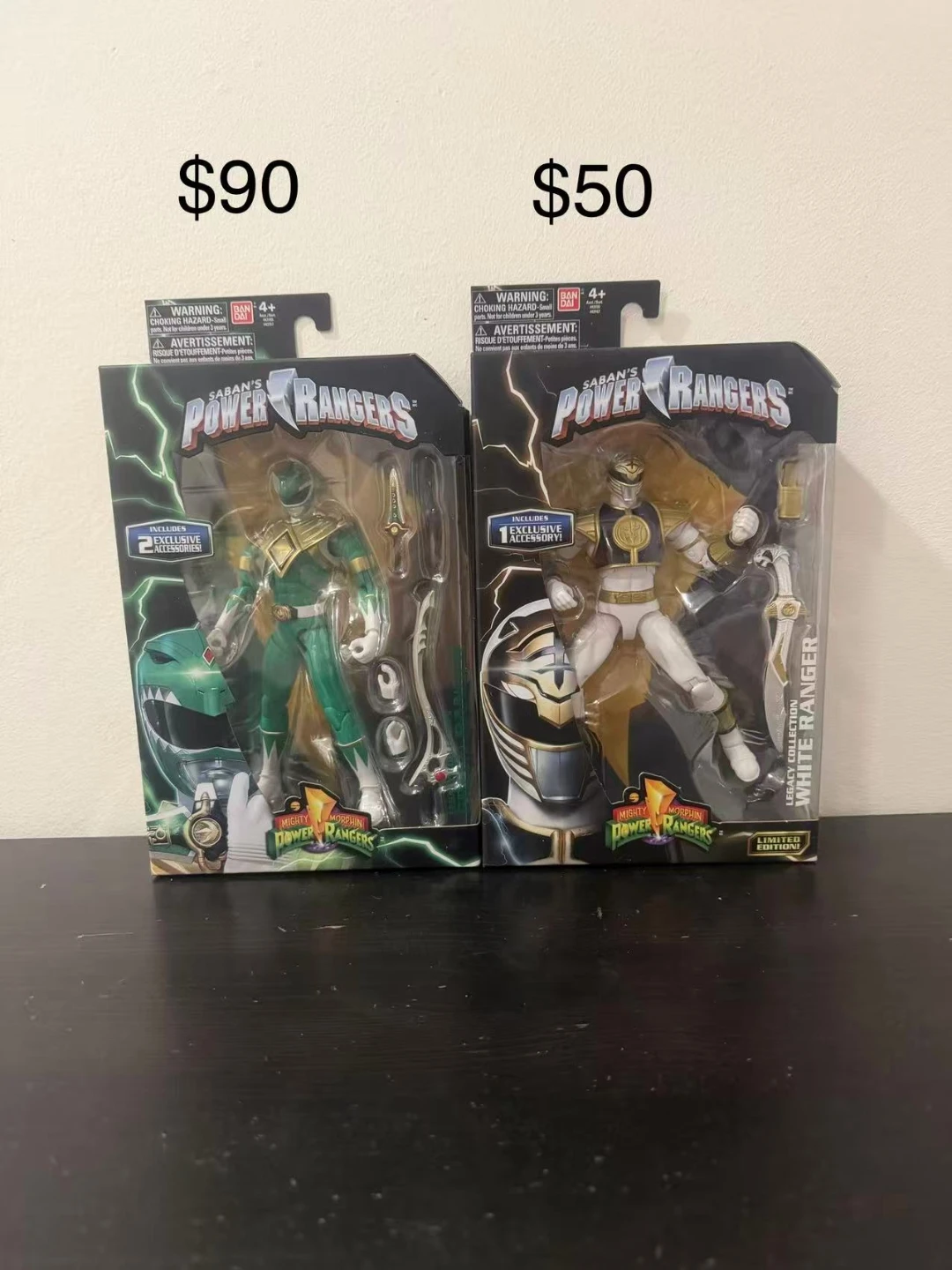 Power Rangers Action Figures - Multiple Rangers