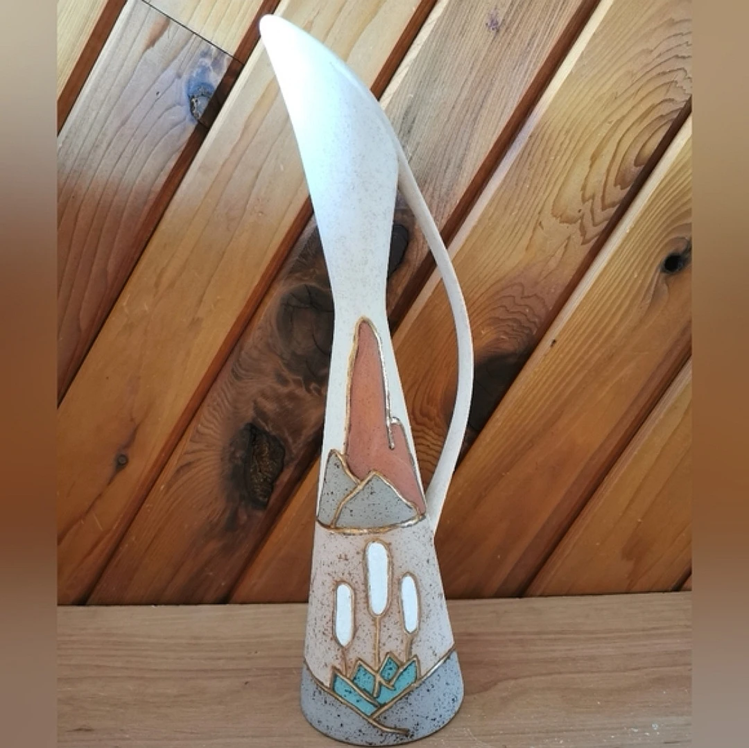 Vintage Tall Southwestern Pottery Vase