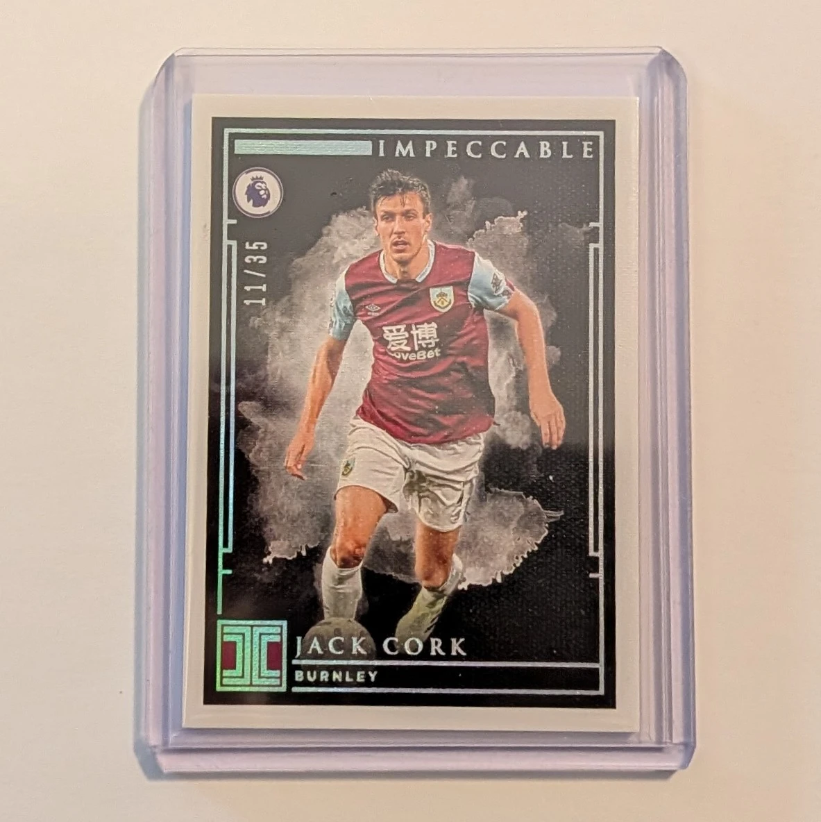 2019-20 Panini Impeccable Jack Cork Burnley FC #11/35 - photo 3