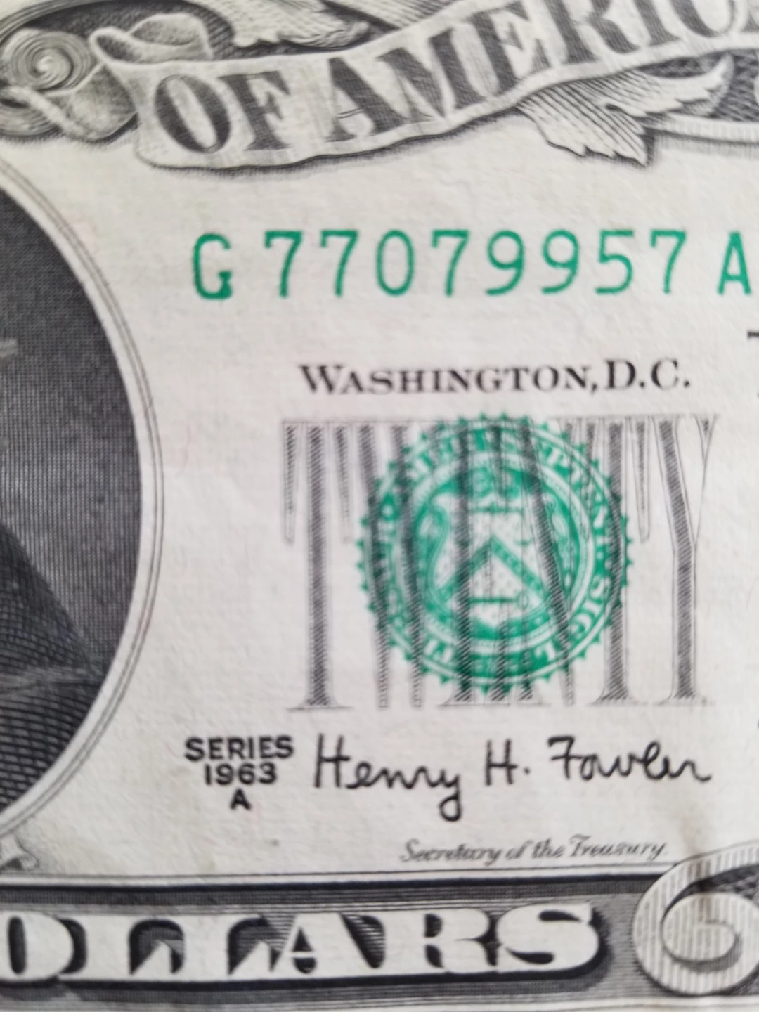 1996  A $20 bill - photo 2