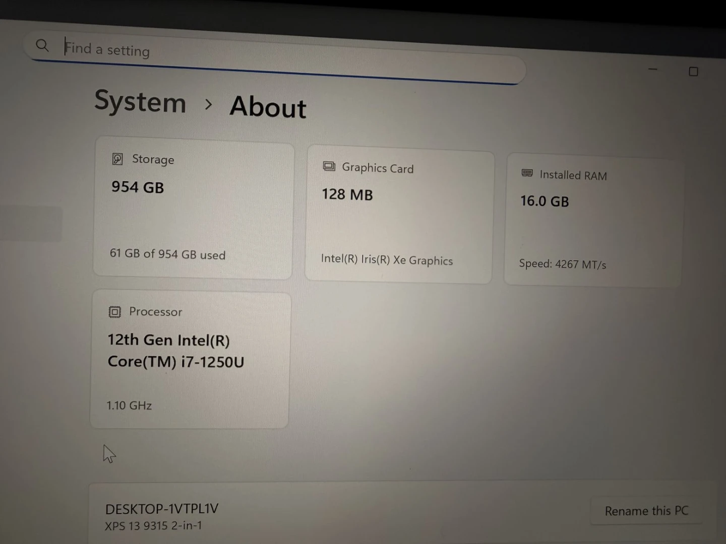 URGENT SALE Dell XPS 13 9315 2-in-1 i7 16GB RAM 1TB SSD - photo 3