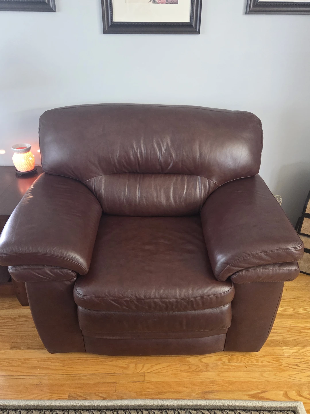 Leather Sofa and Chair - photo 2