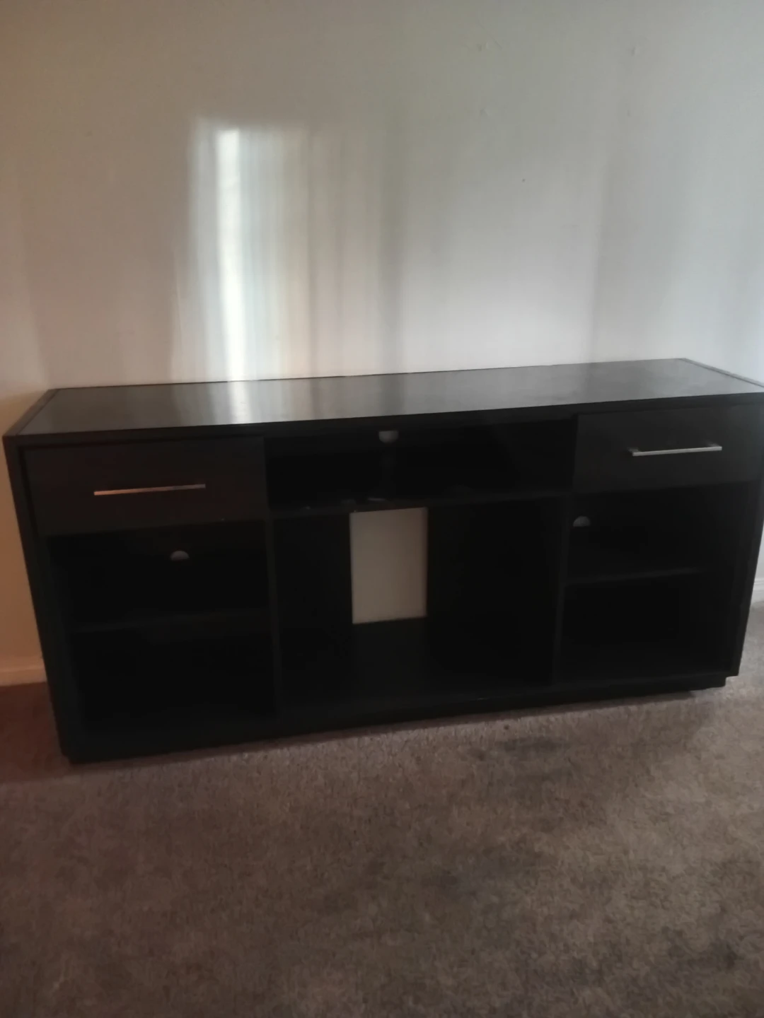Black Entertainment Unit / TV Stand