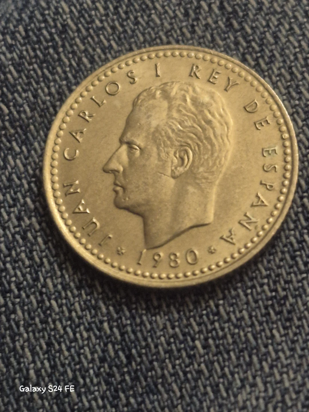 1 PTA coin from Spain, 1980