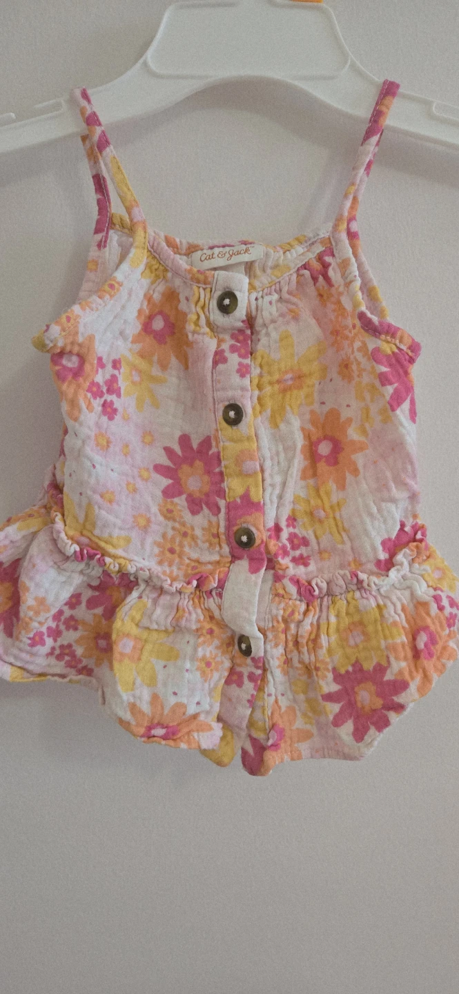 Cat & Jack Floral Top 3T - photo 3