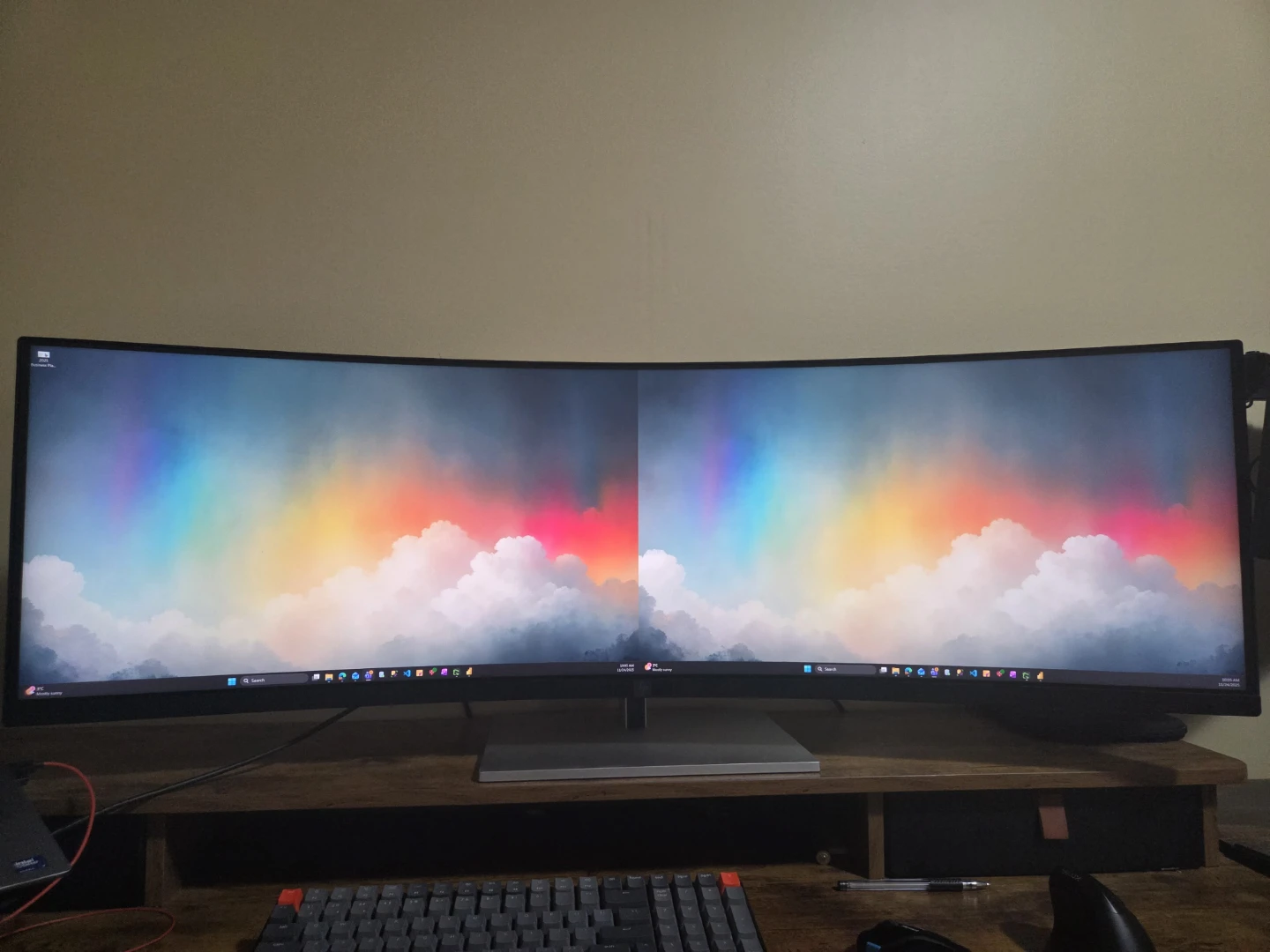 HP E45c G5 45-inch DQHD Curved Screen Monitor - Black - photo 2
