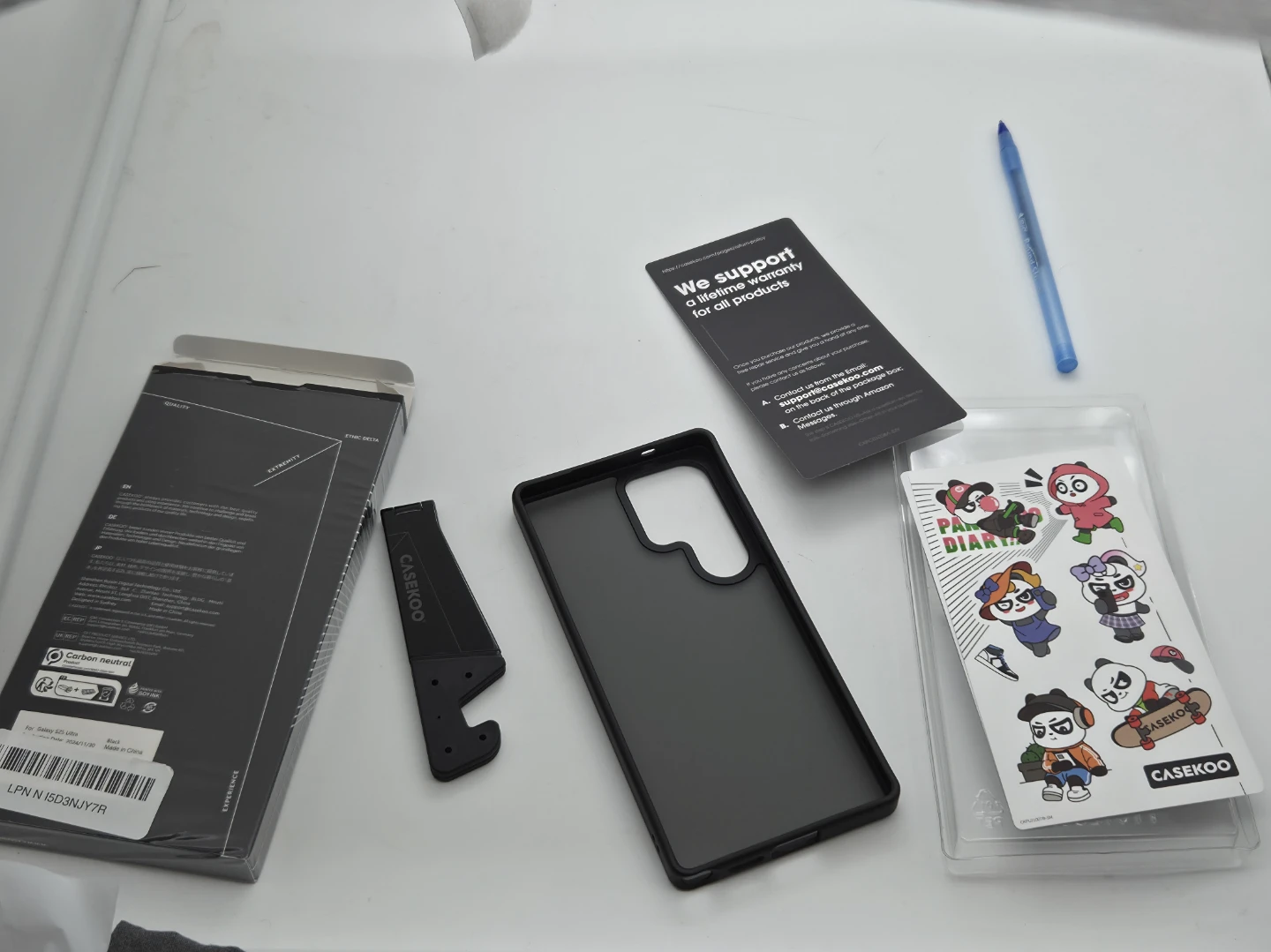CASEKOO Phone Case for Galaxy S25 Ultra - Black - photo 5