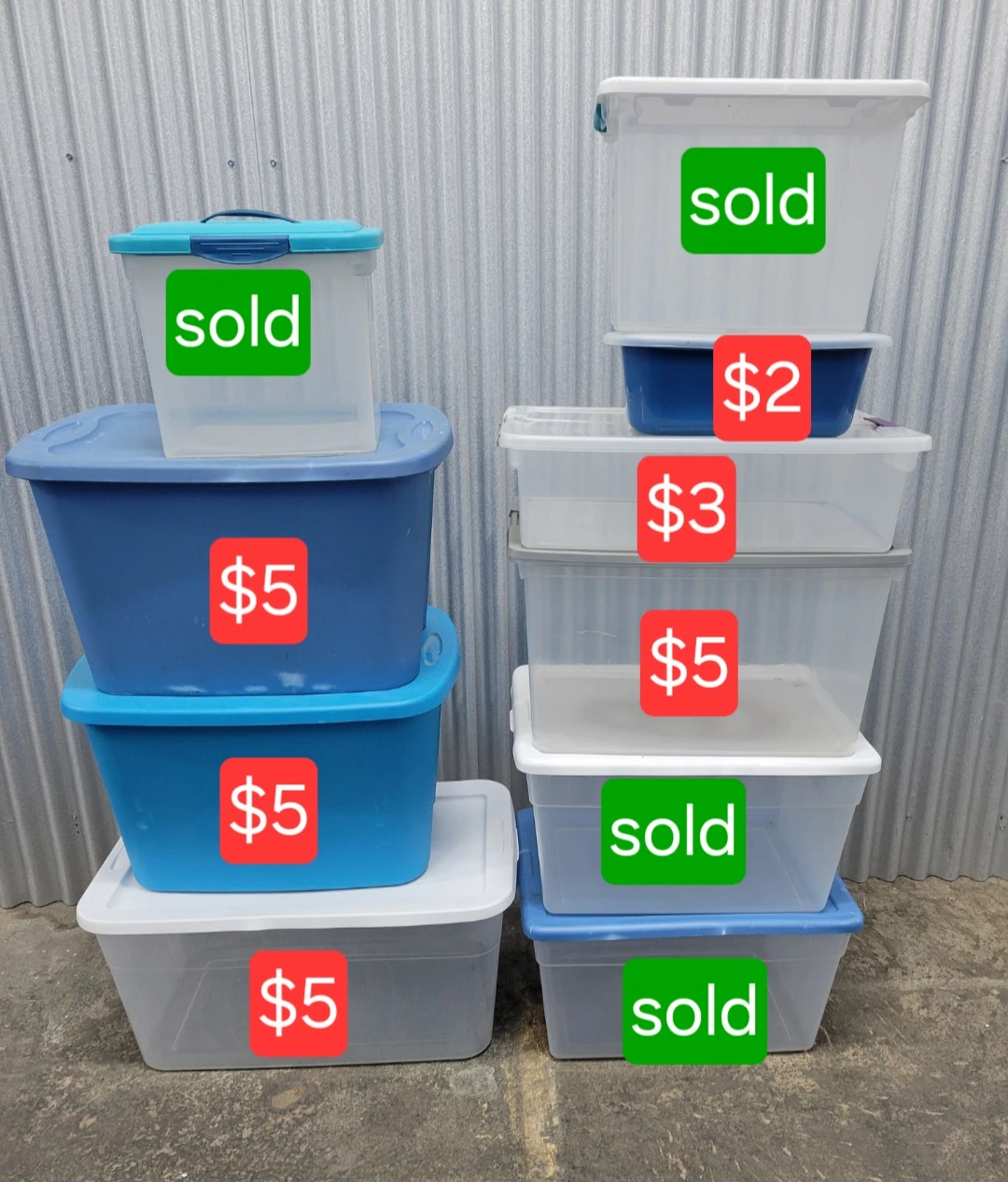Assorted Storage Bins - photo 2