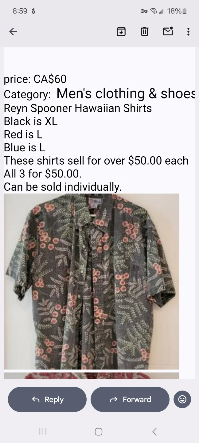 Reyn Spooner Hawaiian Shirts (L, XL) - photo 5