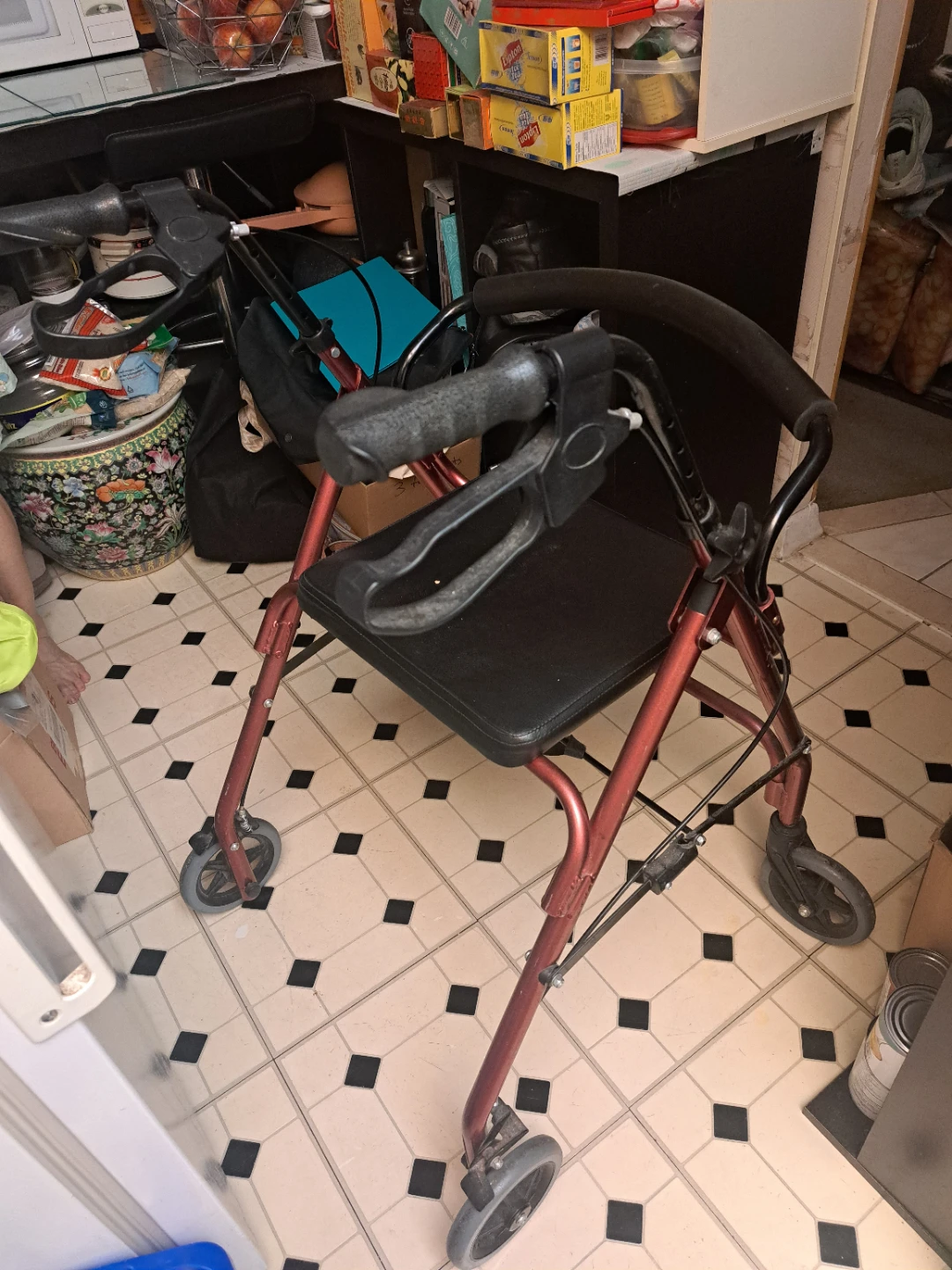 Red Walker with Seat and Wheels - photo 2