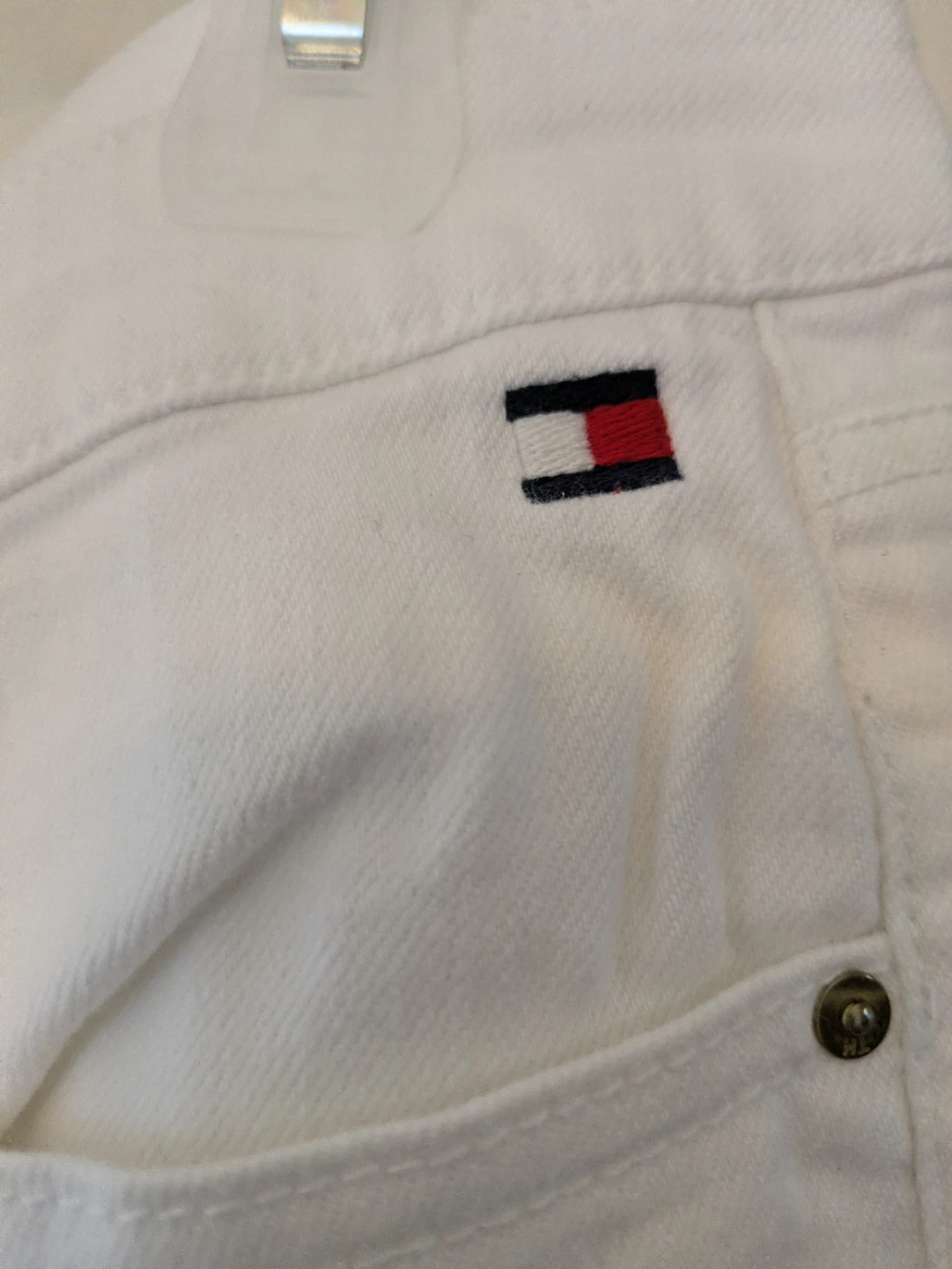 Tommy Hilfiger Jeans White Wide Leg Size 12 - photo 5
