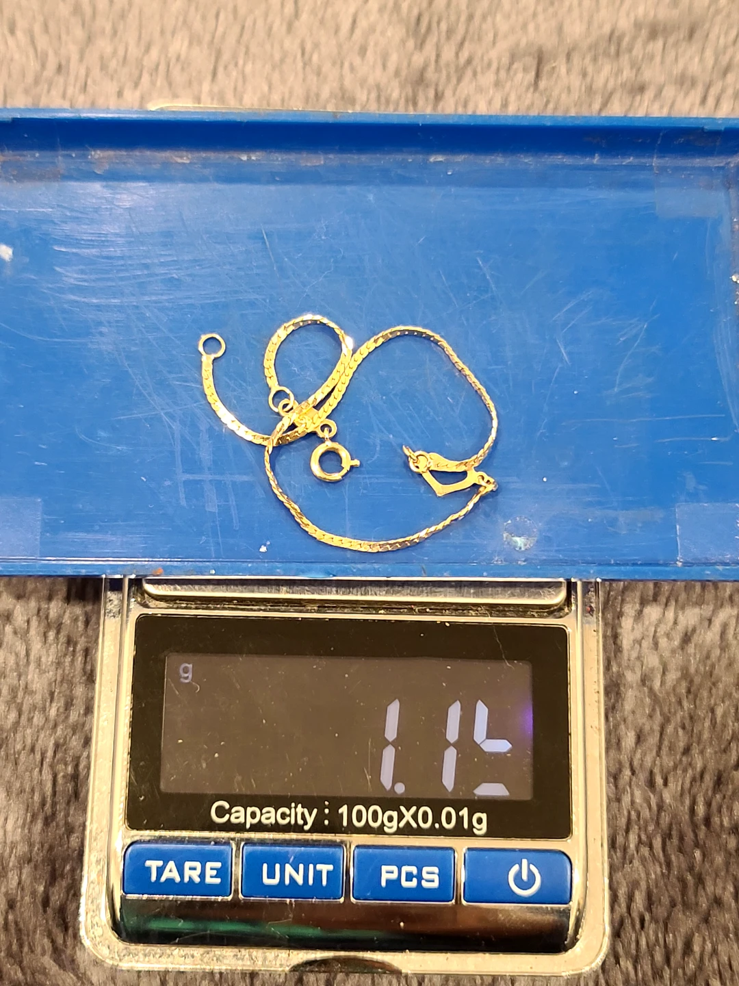 14k Gold Bracelet with Heart Charm