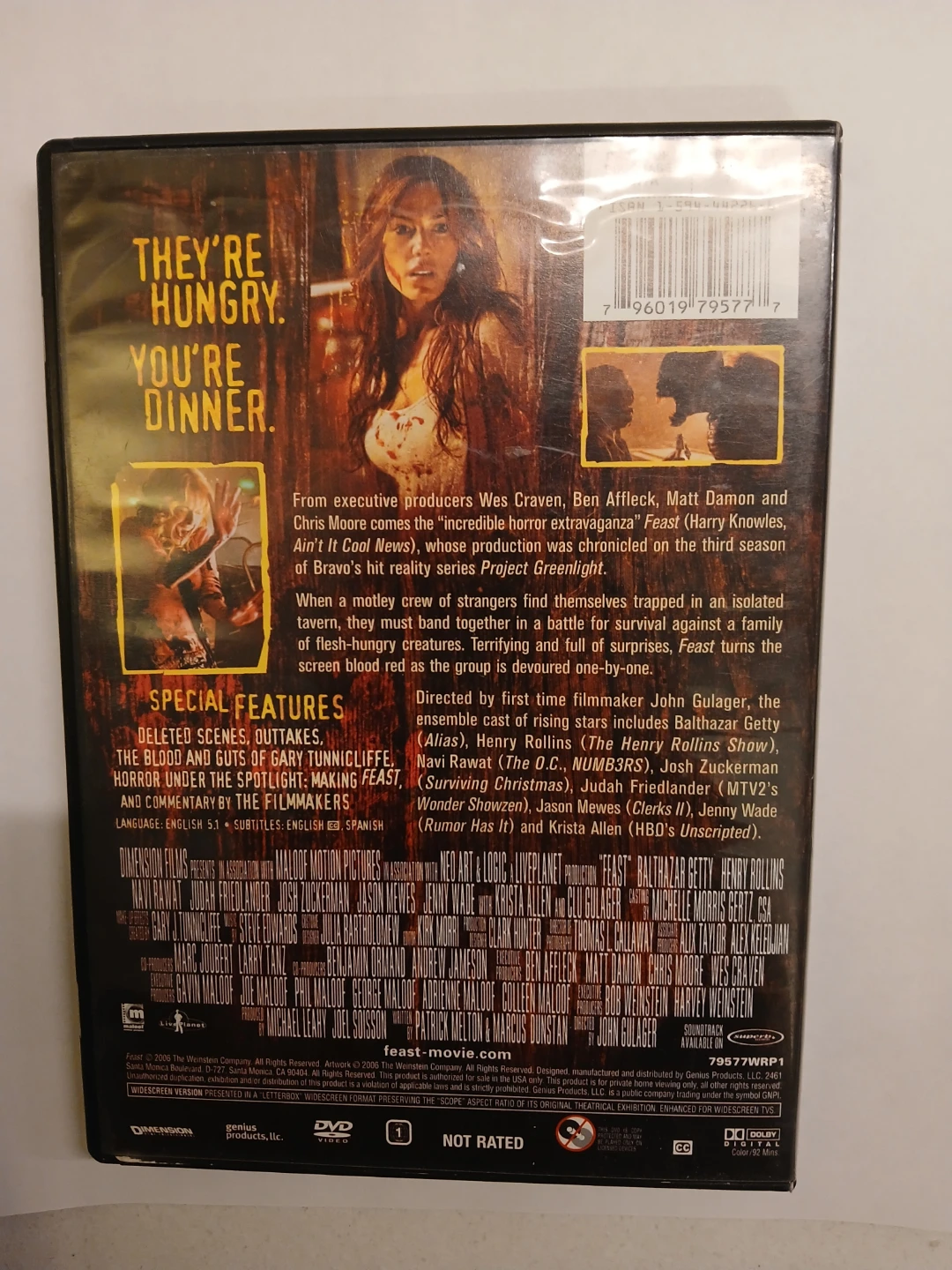 Feast Unrated DVD Movie - photo 2