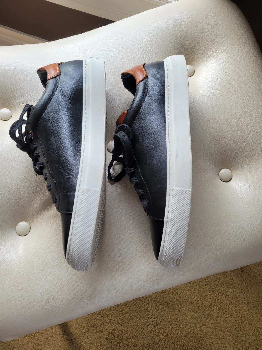 Good Man Brand Men's Black Leather Sneakers Made in Italy - photo 4