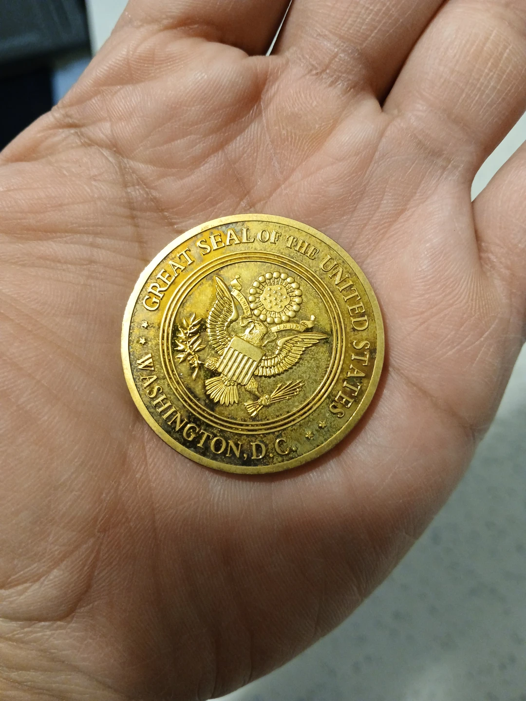 Korean War Memorial Challenge Coin Washington D.C. - photo 4