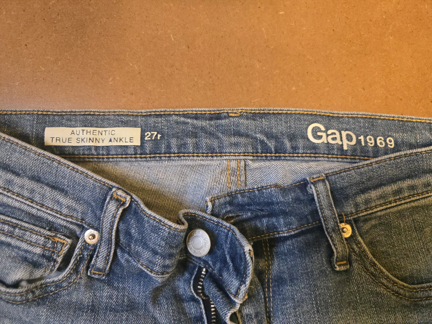 Gap 1969 Women's Authentic True Skinny Ankle Jeans Size 27 - photo 5