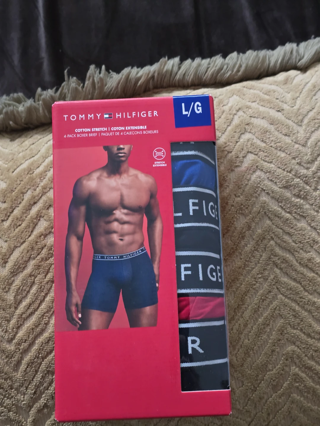 Tommy Hilfiger 4 Pack Cotton Stretch Boxer Briefs L/G