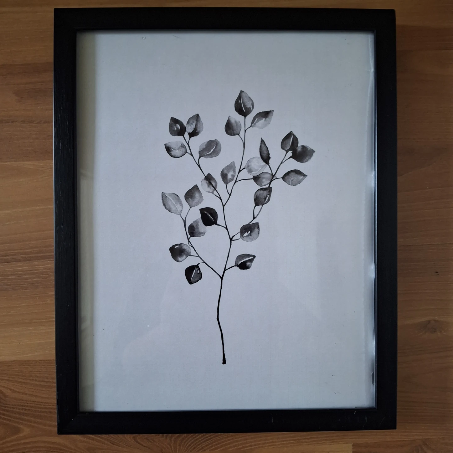 Framed Botanical Print * minor flaws on frame*