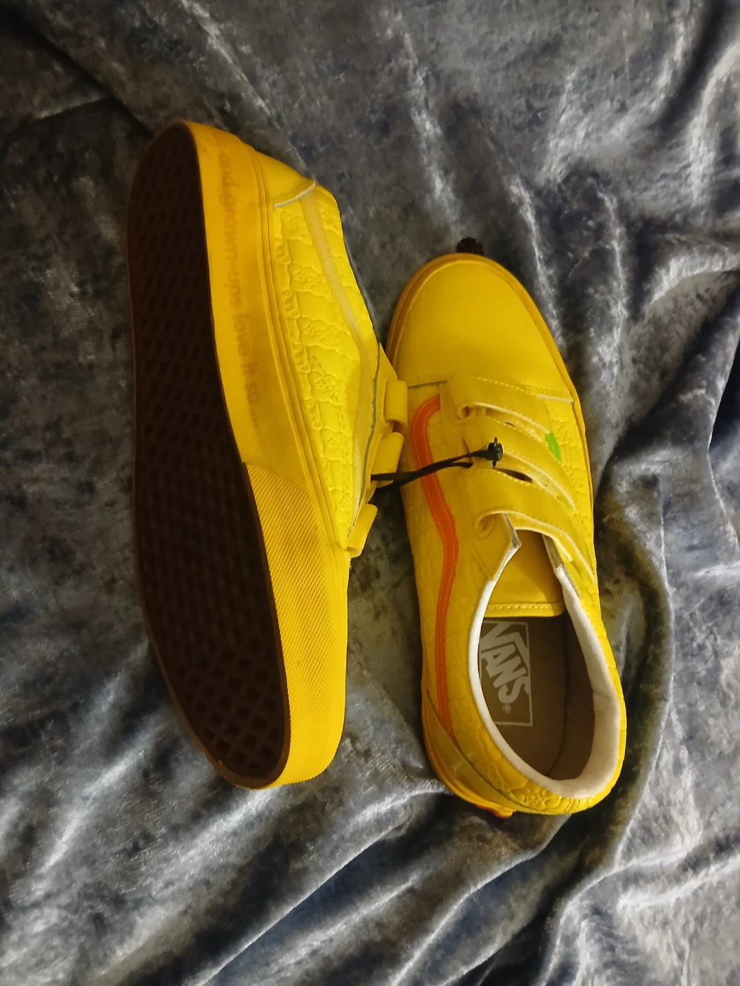 Vans Old Skool V Gummy Bear Shoes Yellow - photo 3