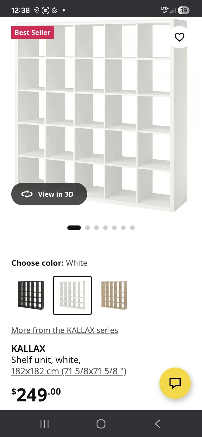 IKEA KALLAX 5x5 shelf unit (disassembled) - photo 4