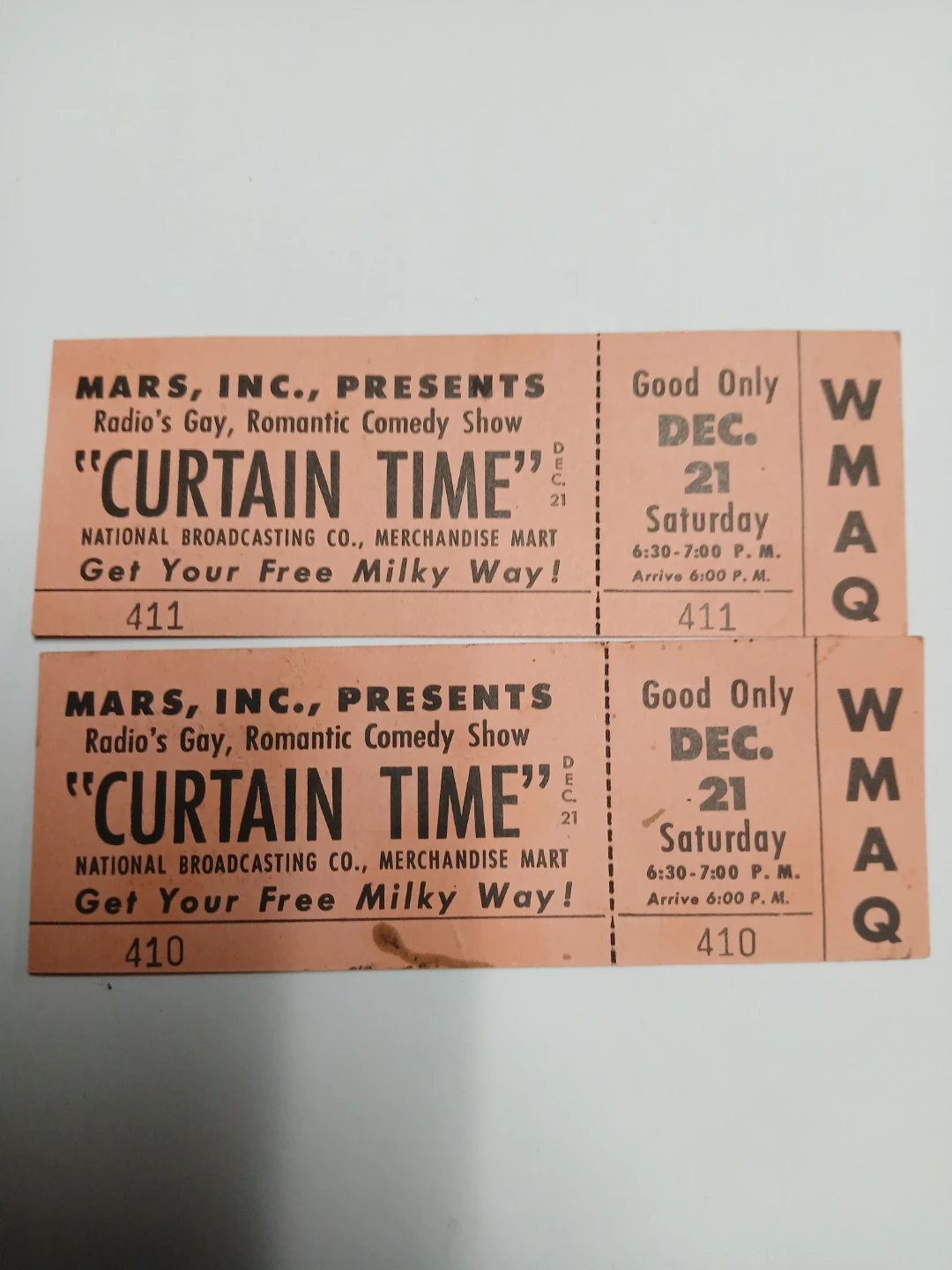 Curtain Time Radio Show Ticket - December 21 - photo 2