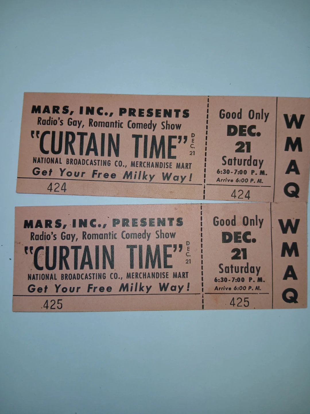 Curtain Time Radio Show Ticket - December 21 - photo 4