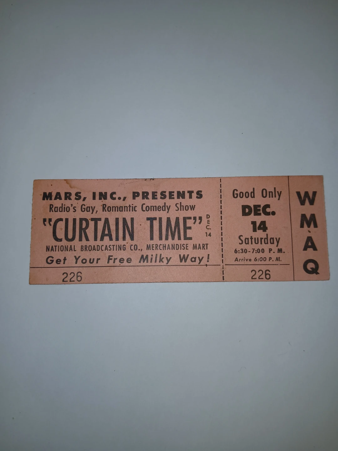 Curtain Time Radio Show Ticket - December 21 - photo 5