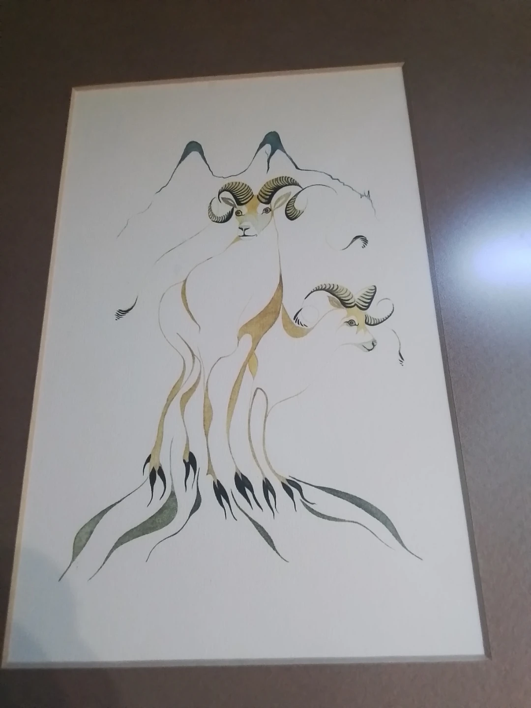 Eddy Cobiness Big Horn Ship Art 11.25x14.25" - photo 3