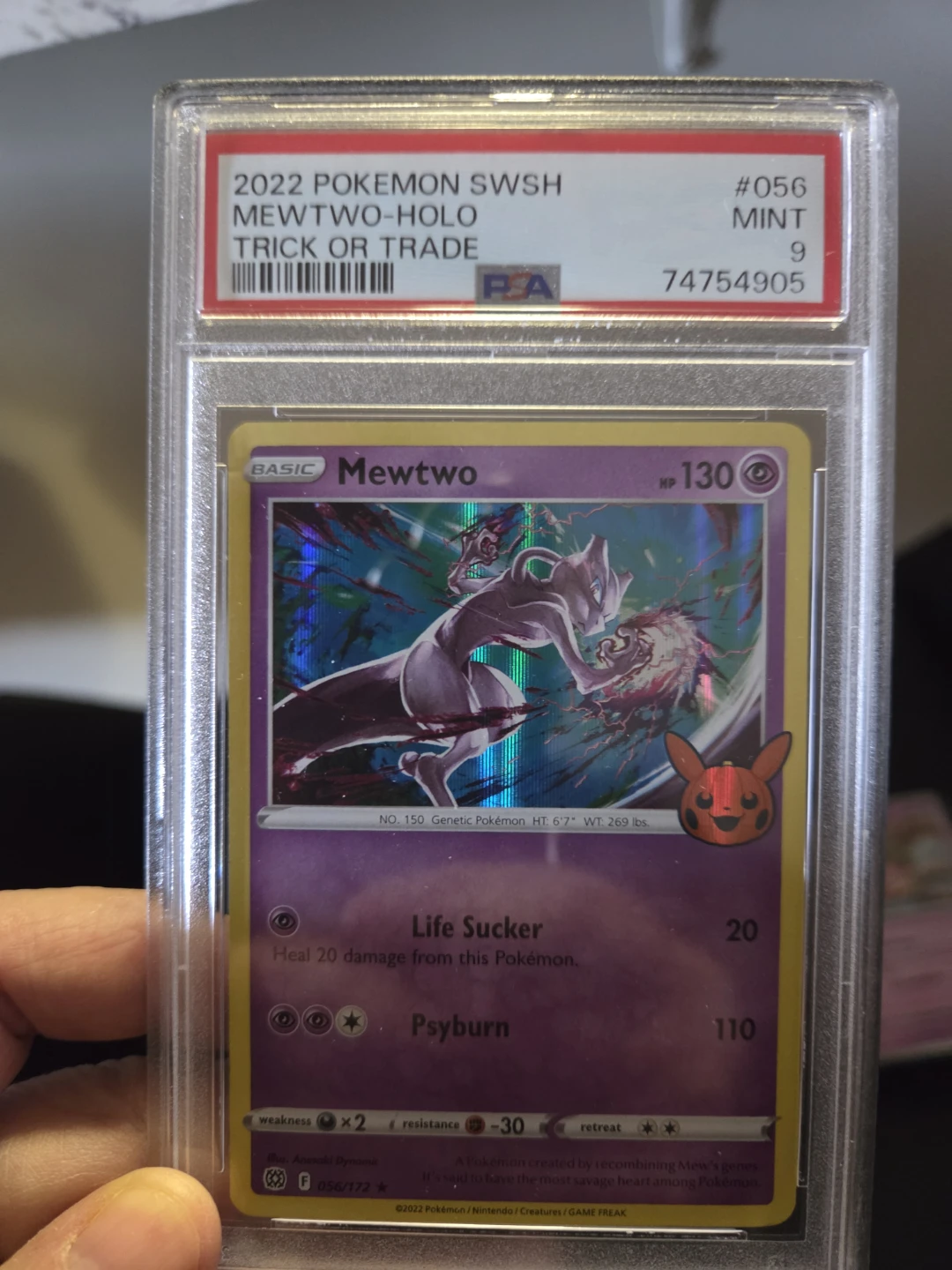 Pokemon Mewtwo 2022 PSA 9