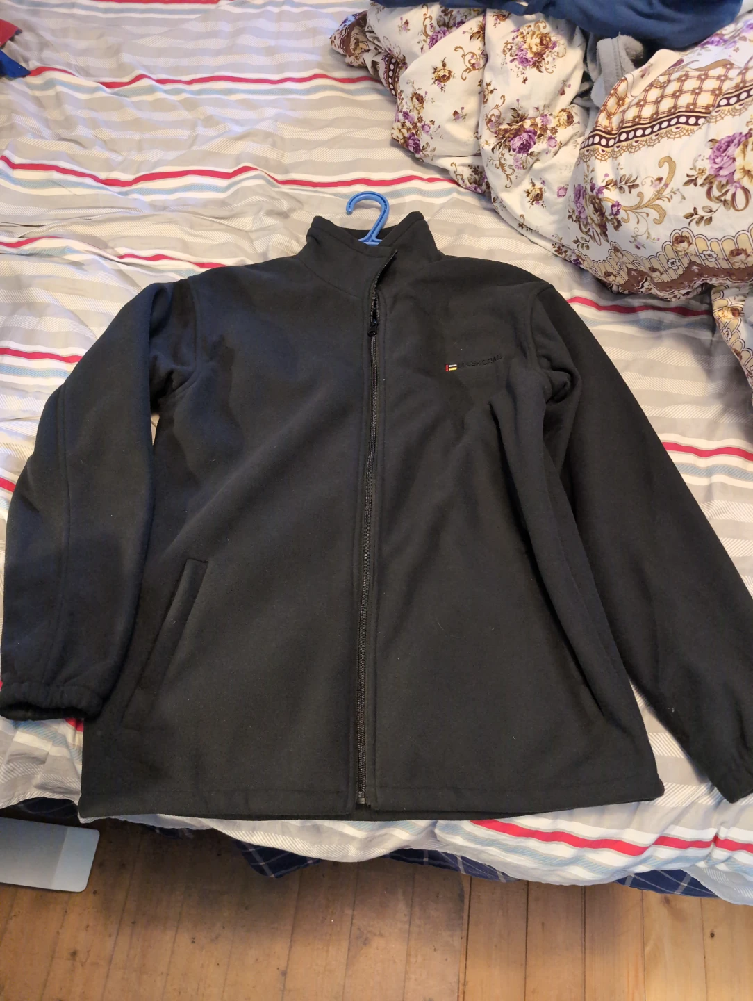 Black Fleece Jacket XXL Asia size/ fits Med/Large