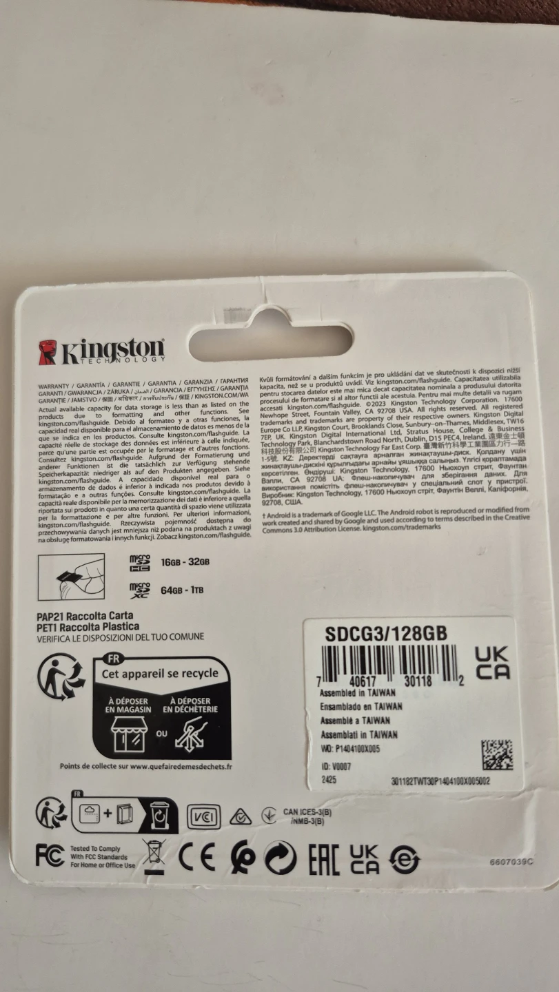 Kingston 128GB microSDXC Canvas Go! Plus U3 V30 A2 Adapter - photo 2