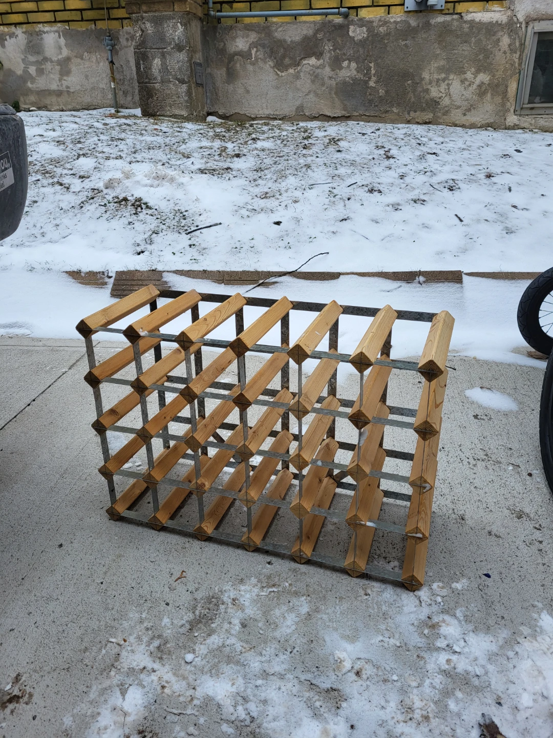 Wooden Wine Rack $15 CASH