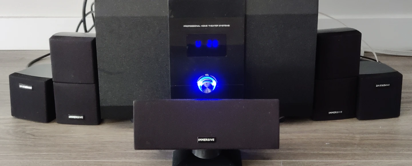 Immersive Audio KH120 7.1 Channel Surround Sound System 2500W