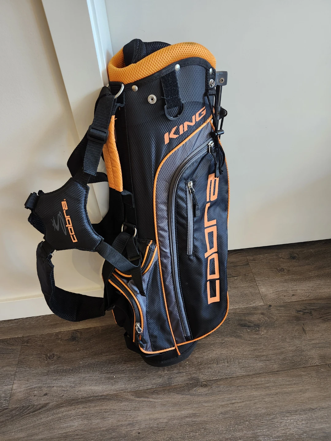 Cobra King Junior Stand Golf Bag - Black/Orange - photo 2