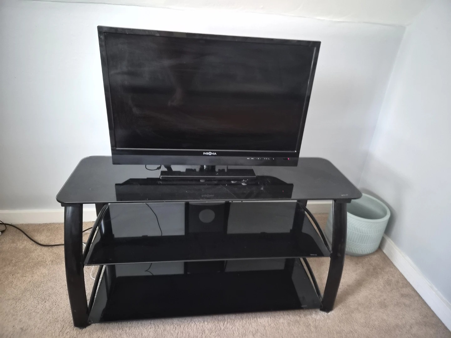 Black TV Stand