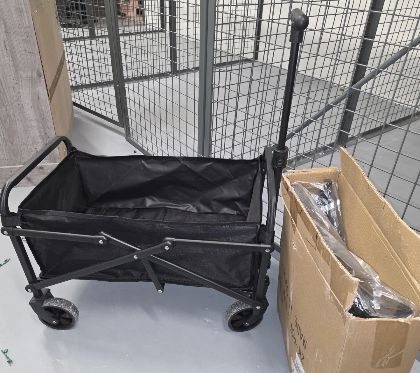 TWO (2) Black Folding Wagon 15" x 23" - photo 2