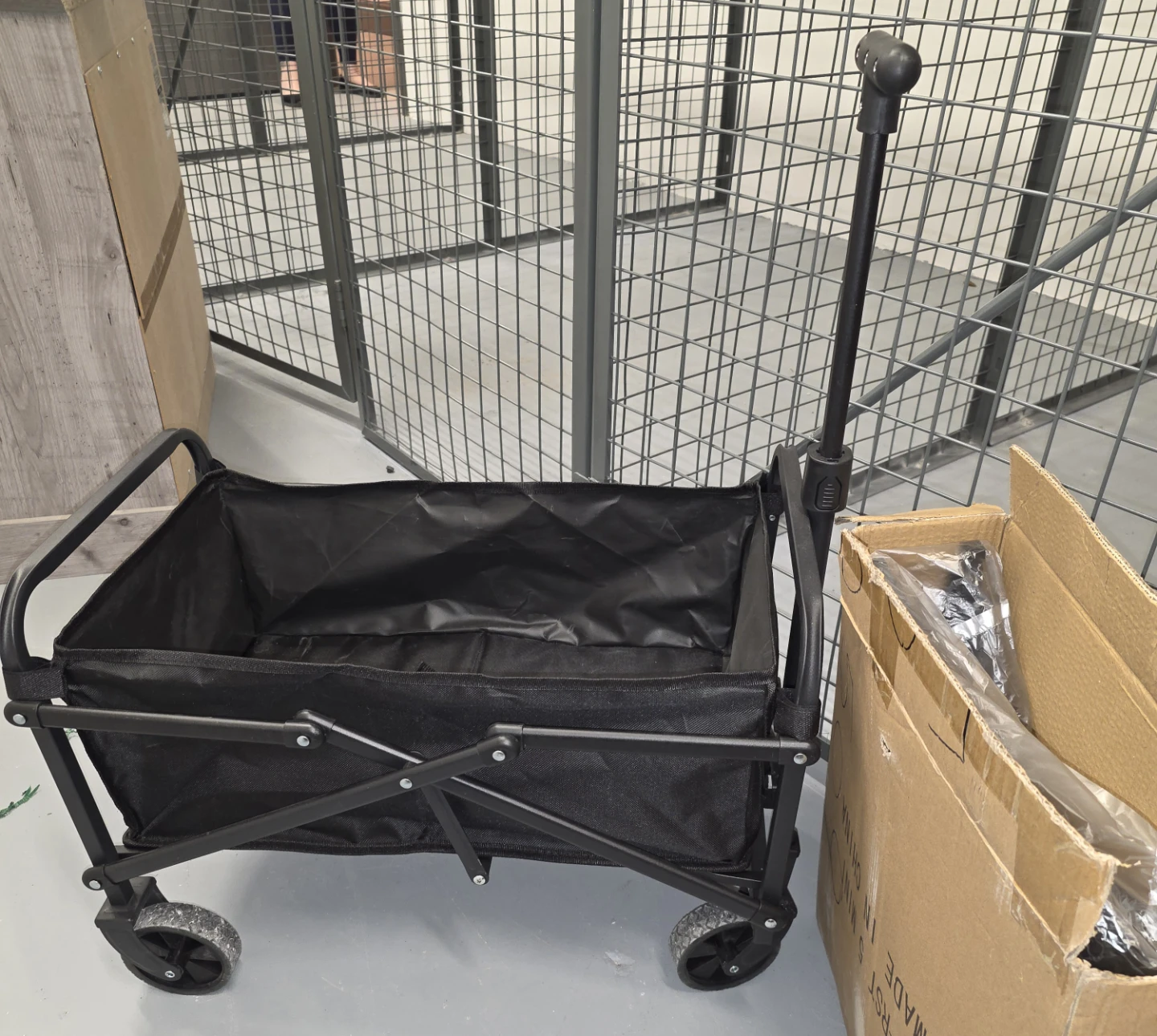 TWO (2) Black Folding Wagon 15" x 23" - photo 3