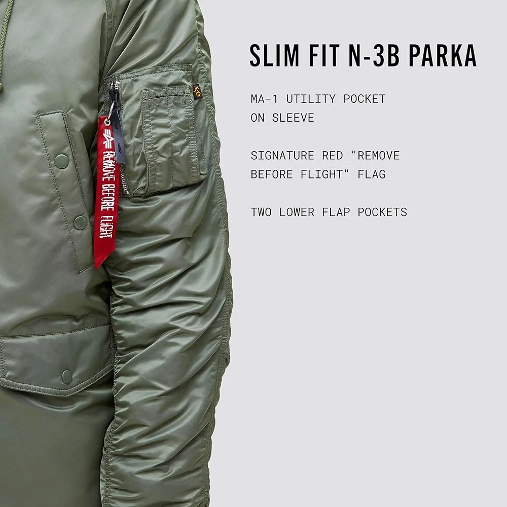 Alpha Industries Slim Fit N-3B Parka - photo 2