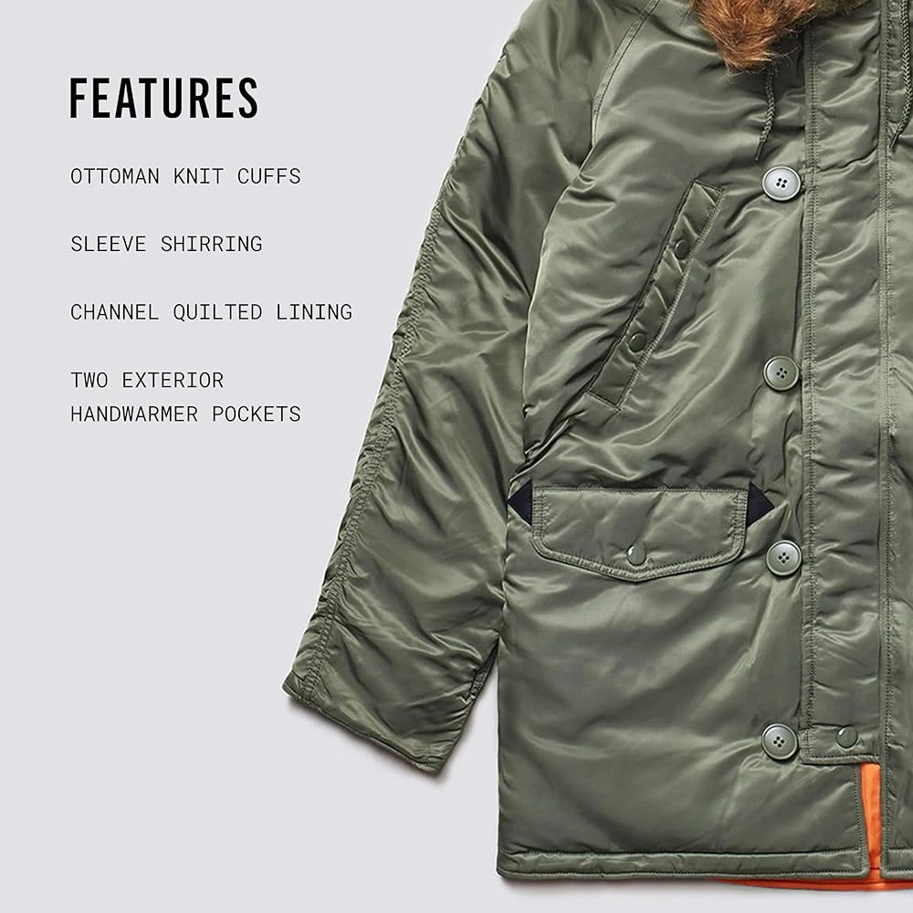 Alpha Industries Slim Fit N-3B Parka - photo 3