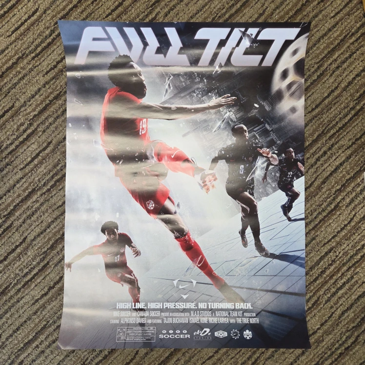 Full Tilt Soccer Poster x2