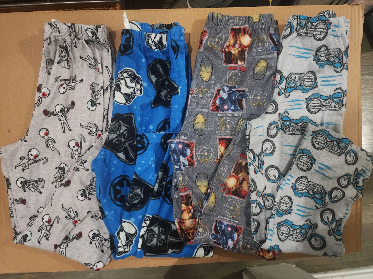 Kids Pajama Pants - 4 Pairs -size 10