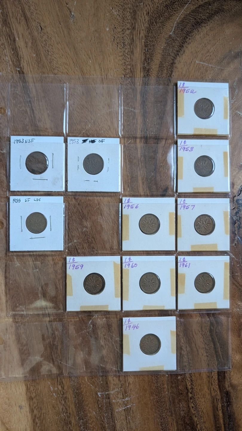 Collectible Canadian Pennies ranging from 1946-2011 - photo 3