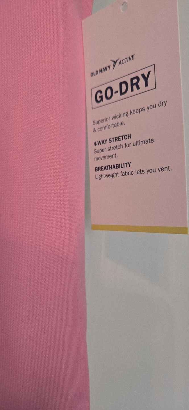 New. Old Navy Active Go-Dry Pink Leggings 2t - photo 5