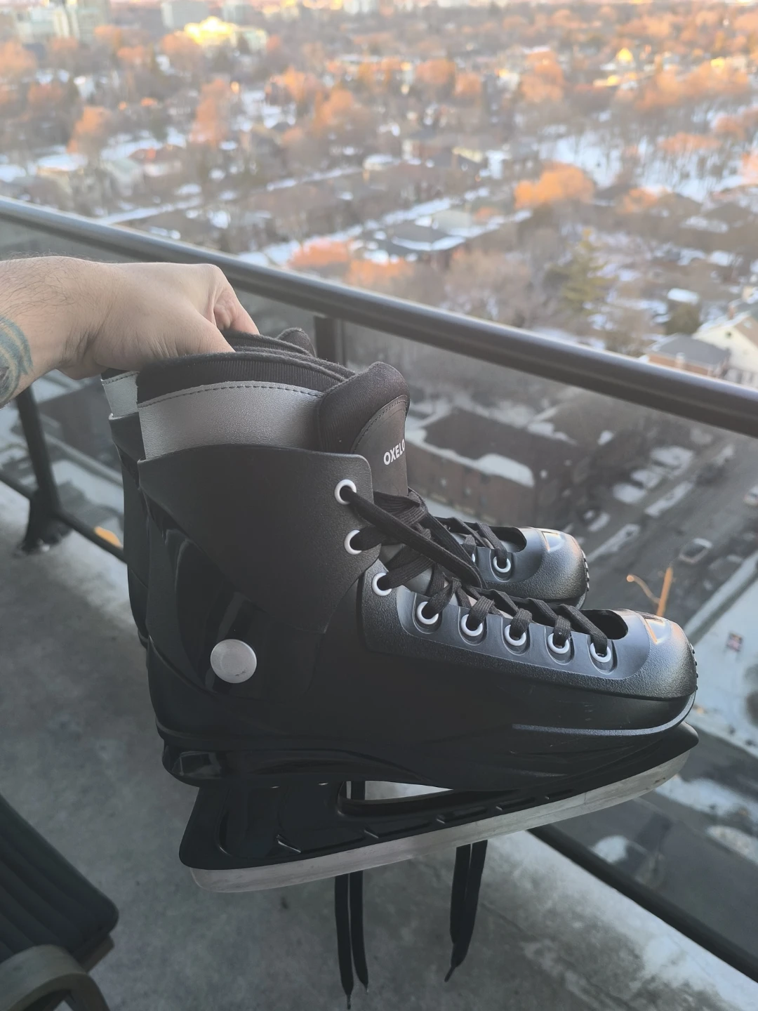 Oxelo Black Ice Skates